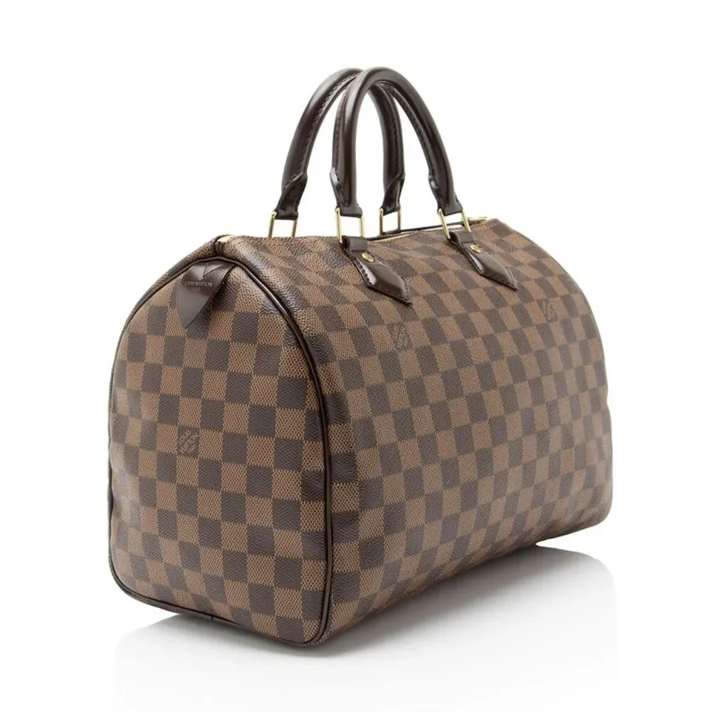 Louis Vuitton Damier Ebene Speedy 30 Satchel